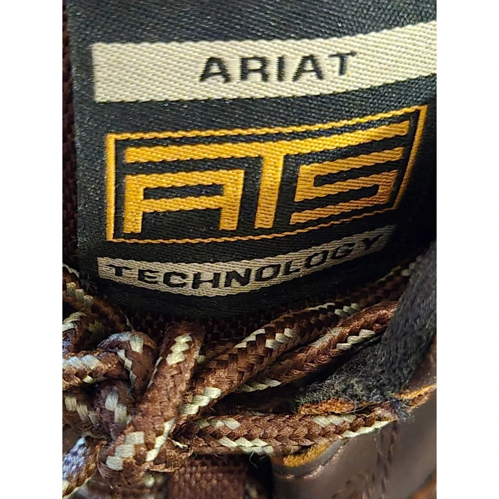 Ariat Boots Mens 9.5B Terrain H2O Waterproof Copper Leather Endurance 10004138